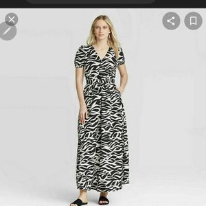 Who What Wear Island Tiger Maxi Dress M